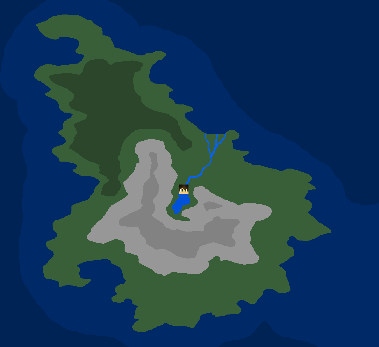 Plains with Riverside - map